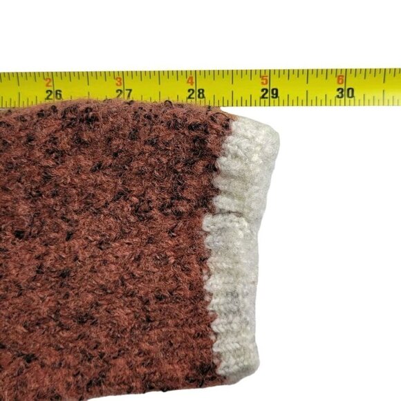 Prana Shine On Sweater Hoodie Size S Kangaroo Pocket Long Sleeve Rust Soft - Picture 9 of 12